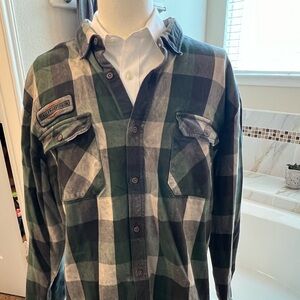 COPY - Harley Davidson Heavy duty flannel shirt.